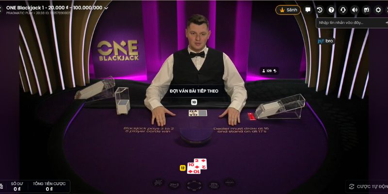 Bài Blackjack so điểm giữa người chơi và nhà cái hấp dẫn